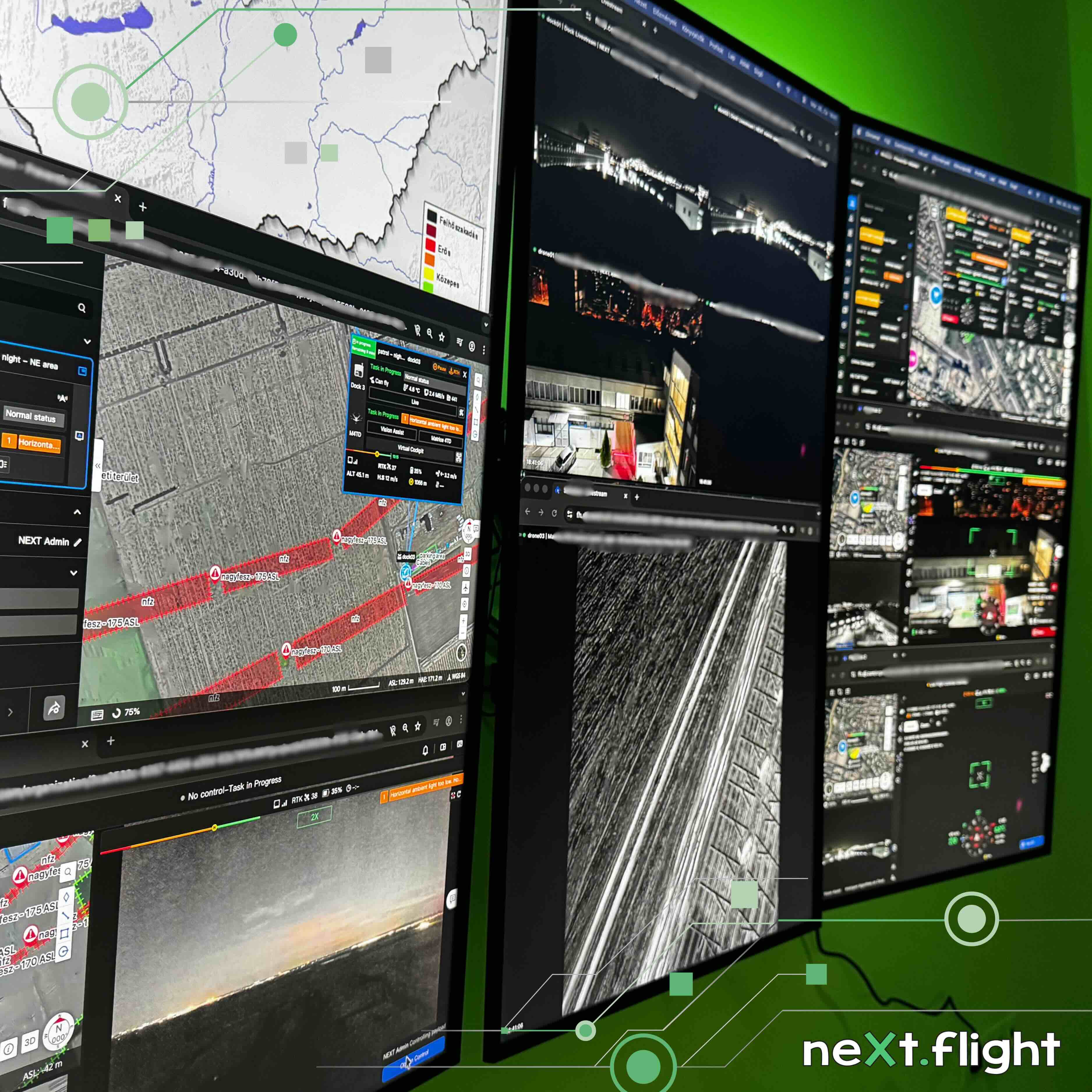 Drón műveletirányító központ