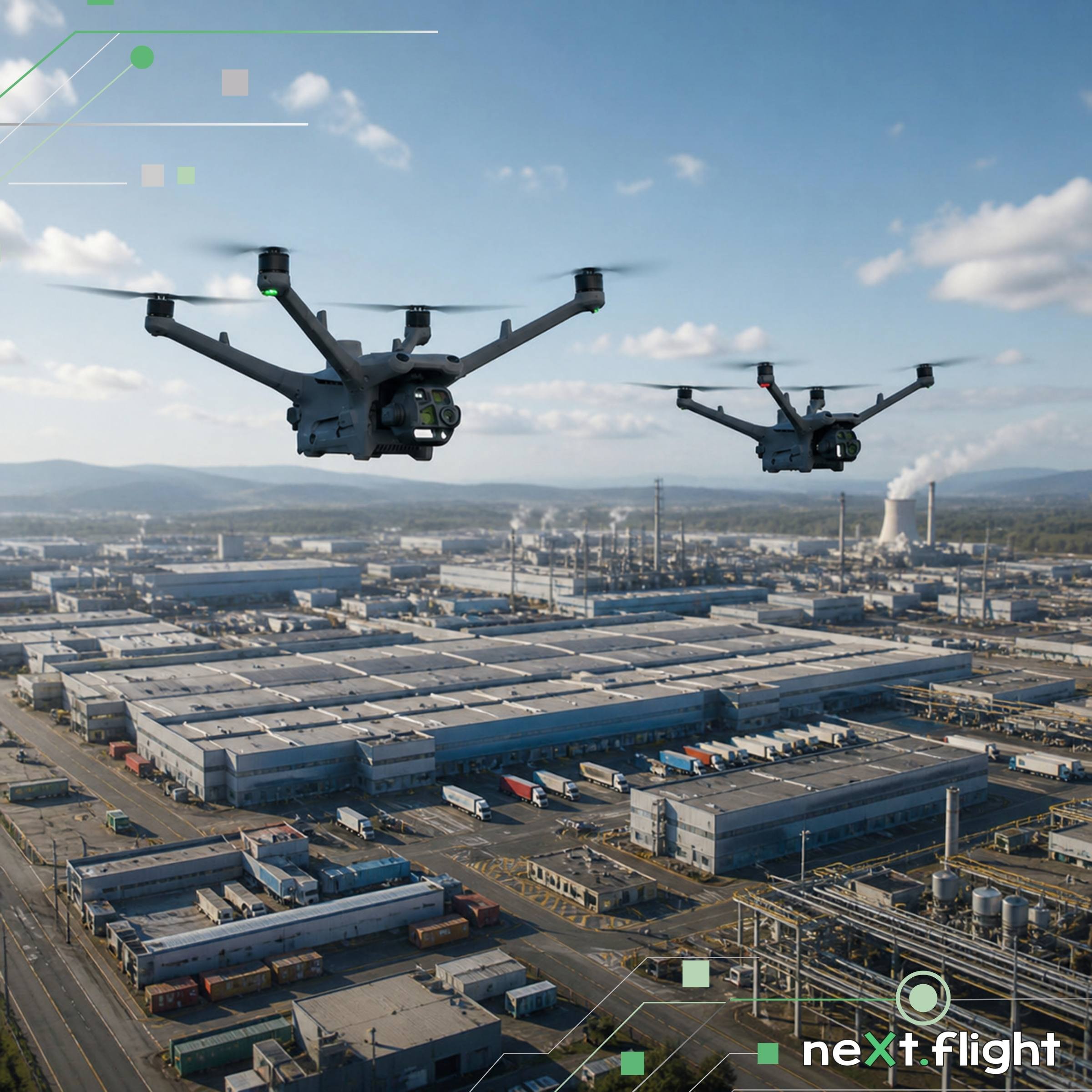 neXt flight automatizált drónos megoldás nagy területekre
