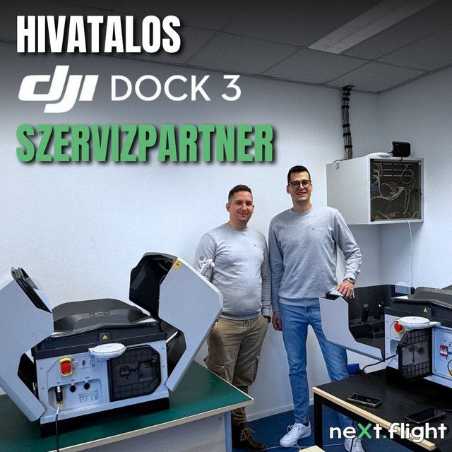 neXt flight – hivatalos DJI Dock 3 szervizpartner