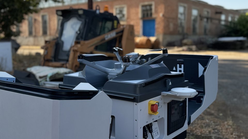 DJI Dock drónállomás helyszíni telepítésen
