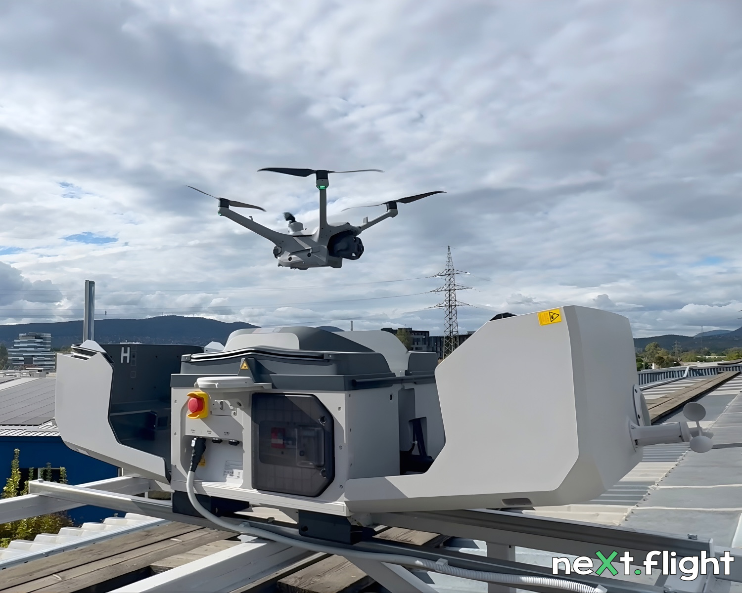 Automatizált drónrendszer szolgáltatás az őrzés-védelem és létesítményüzemeltetés támogatására | neXt flight